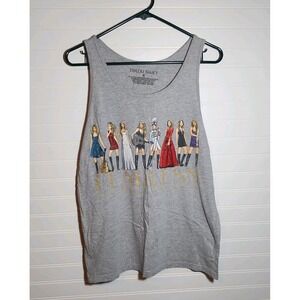 Taylor Swift Official Fearless Gray Womens Tank Top Shirt Sz Md Taylor's Version